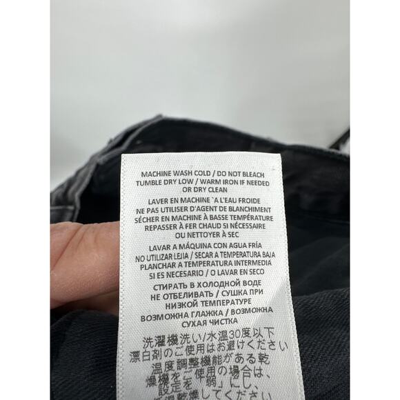 RE/DONE Tailored Jean 90's hi rise loose jeans Barrell Active Black Size 31 NWT - Picture 5 of 6